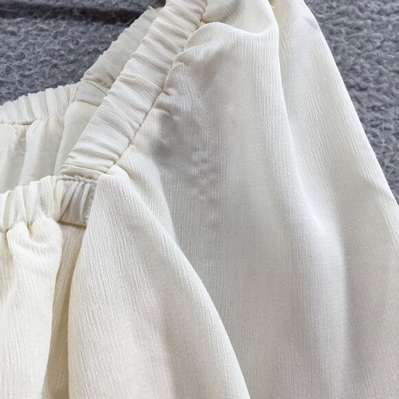 WeWoreWhat Tiered Mini Dress Ivory XS - Picture 6 of 6